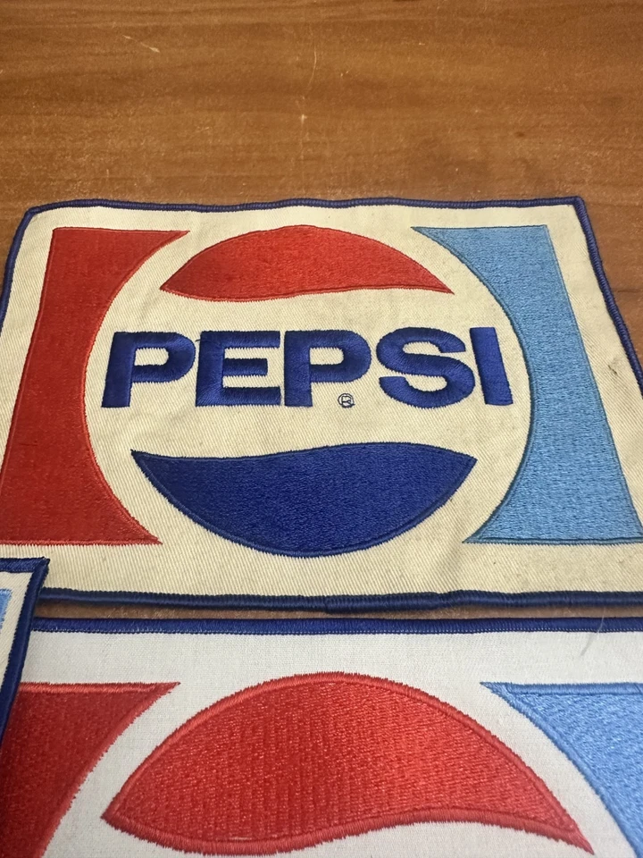 Lote de parches vintage de Pepsi Col 8 x 6 publicidad de refrescos Foto 3 de 4