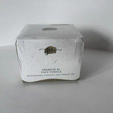 JM Premium Disposable Face Towels 50 Count Biodegradable Fragrance/Chemical Free