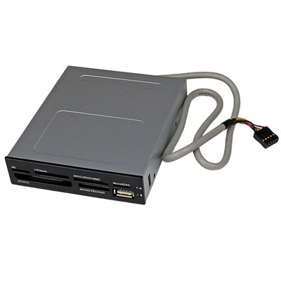 3.5In Front Bay 22-In-1 USB 2.0 Internal Multi Media Memory Card Reader with Sim