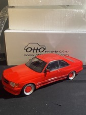 Otto Mobile Mercedes Benz W126 560 SEC AMG 1/18 in Red