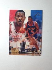 1994 Flair USA Basketball - Joe Dumars - #20 - Biography