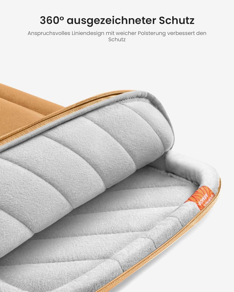 Tomtoc 15,6 Zoll Rundumschutz Tasche Hülle Aktentasche für 15 15.6 Zoll HP Dell - Bild 3 von 4