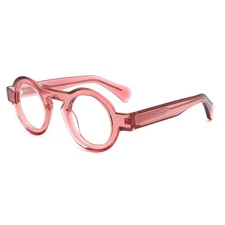 Round Thick Fashion Acetate Eyeglass Frames Men Women Readers Full Rim