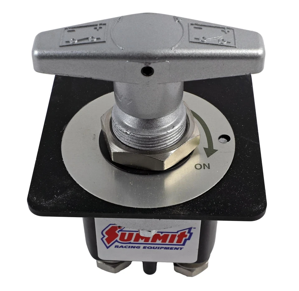 Summit Racing 830050 Battery Disconnect Switch Rotary 250 Continuous Amps Rating Foto 3 de 4