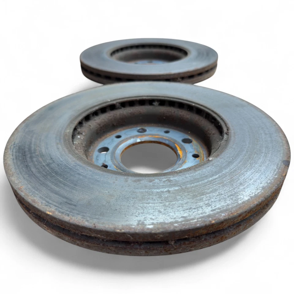 Front Disc Brake Rotors RIGHT + LEFT from 2017 Chevrolet Malibu 10358205 - Image 4 of 4