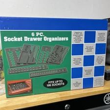 Socket Drawer Organizers And Legs Storehouse Durable 6 Pc up to 195 Sockets New