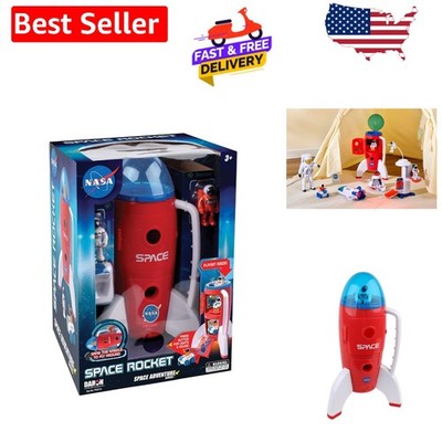Interactive Spaceship Playset with Astronaut Figurines & Junior Rover Vehicle