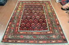 4X6ft Antiker Kaukasischer Karabach Teppich um 1880