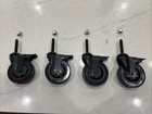 4x 4 inch Locking Swivel castor wheels 100x27 — photo 1
