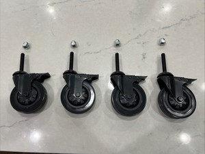 4x 4 inch Locking Swivel castor wheels 100x27