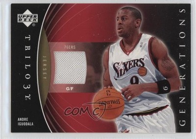 2006-07 Upper Deck Trilogy Generations Present Materials Andre Iguodala 0vj4