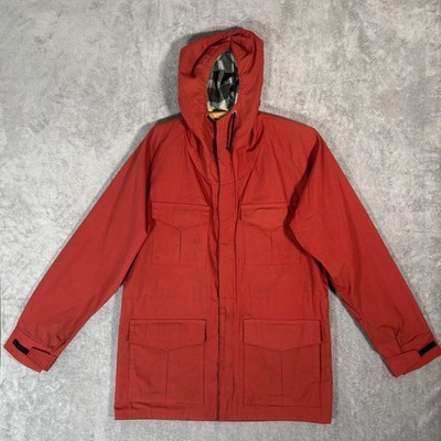 Vintage Frostline Kit Mountain Parka Jacket Red Wool Plaid Lined Medium Denver