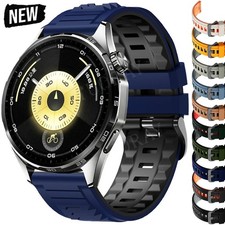 Breathable Silicone Bracelet 22mm Watch Band Quick Release Replacement Strap New