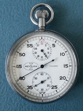 Vintage Meylan Swiss Stopwatch Type 202 B. Ex...