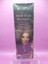 FENKANG Hair Dye Shampoo Color Dark Brown FK-2 Long Lasting 500mL Exp 02/27