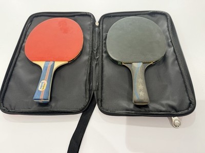 Vintage Butterfly TSP Giant Tischtennisschläger Set + Zip Case Japan Rare 