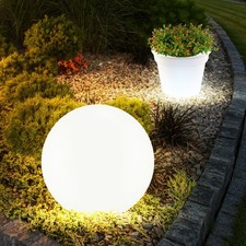 Lampada per Esterni da Giardino Solare LED a Sfera Vaso Decorazione 2er Set