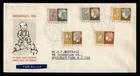 DR WHO 1953 NETHERLANDS FDC CHILD CACHET SEMI POST COMBO R25077