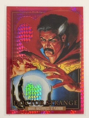 2024 Marvel Masterpieces  92 RED PRISM #25 Doctor Dr. Strange #183/492 (PC) 