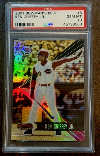 2001 Bowman's Best Ken Griffey Jr. Cincinnati Reds #6