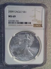 2009 American Silver Eagle NGC MS69 (060)