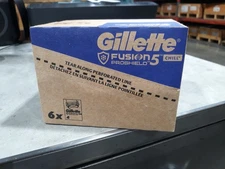 GILLETTE FUSION 5 PROSHIELD CHILL RAZOR BLADES CARTRIDGES NEW SEALED CASE of 24