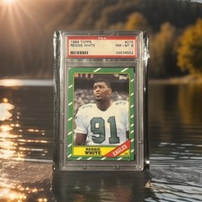 1986 Topps #275 Reggie White PSA 8