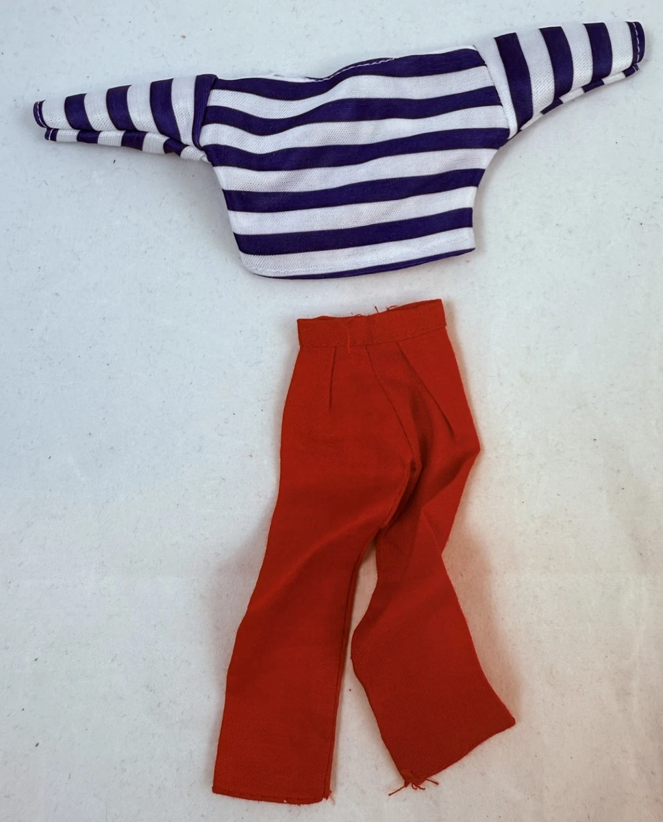 Robe folklorique orange vintage pour la poupée Sindy 1976 (D'occasion