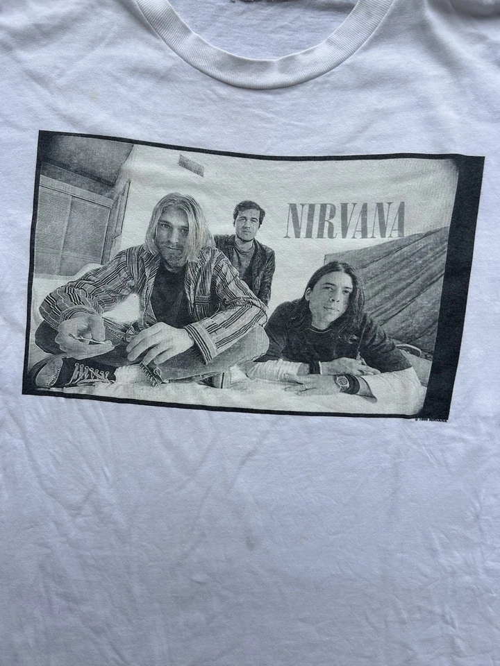 Camiseta RARA Vintage Años 90 Banda Nirvana Talla XL Excelente Estado Foto 3 de 4