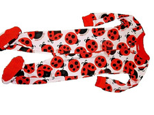 B4 !WOW! NWT 3T The Children's Place DADDY'S LADYBUG Sleeper Pajamas
