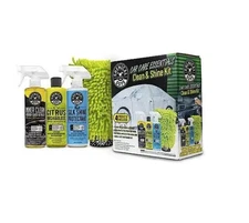 NEW Chemical Guys Car Care Essentials Clean & Shine Kit 4 Products Included