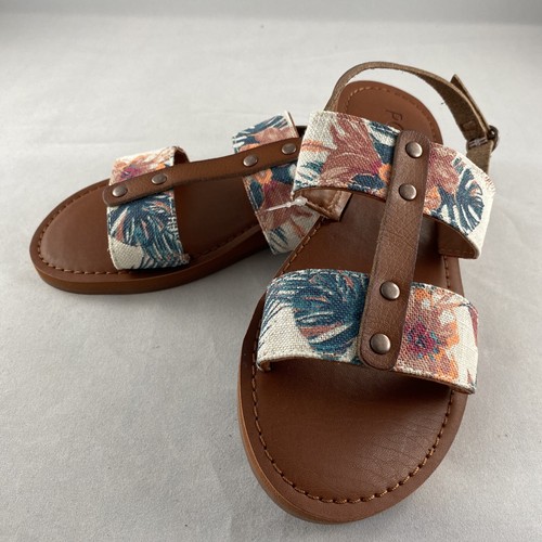 NEW! Women's ROXY 'Chrishelle' Faux Leather Gladiator Sandals, 6 10 - Natural - Picture 6 of 11