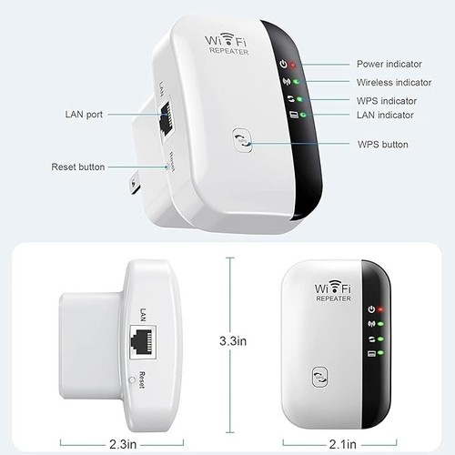 Extensor de alcance WiFi, amplificador de Internet, repetidor de señal - Picture 6 of 8