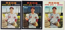 Sonny Gray Reds 2020 Topps Heritage Silver Refractor /571 /999 + Base Hi 455 LOT