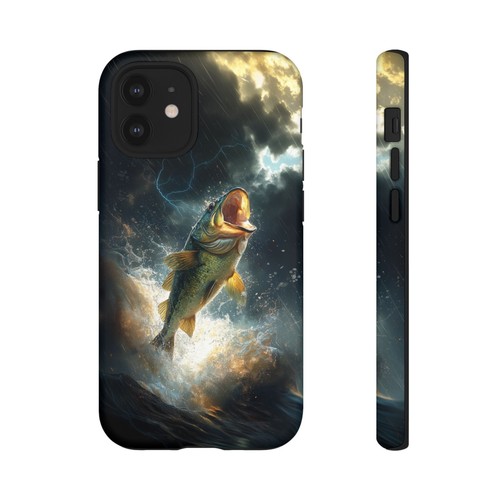 Big Mouth Bass Fish Thunderstorm River - Phone Case for iPhone, Galaxy, Pixel - 第 109/281 張圖片