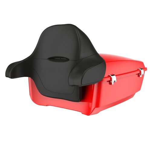 Scarlet Red Rushmore King Tour Pak Pack Pad Fits Harley Touring/Softail1997+ - Picture 2 of 13