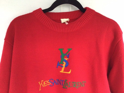 ysl logo sweater