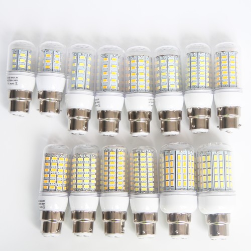 Bright E27 E14 B22 Bayonet Screw 5730/4014 SMD LED Corn Light Spot Bulb 220-240V - Picture 2 of 38