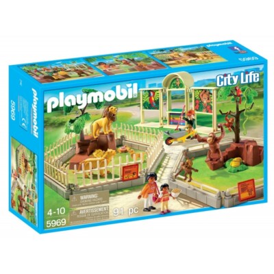 PLAYMOBIL ZOO - CITY LIFE - LIONS, ORANGUTANS, TREES, ROCKS