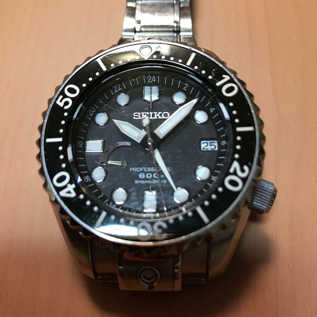 Seiko Professional Diver SBDB001 Overhaul Spring Drive Mens Watch Auth Works