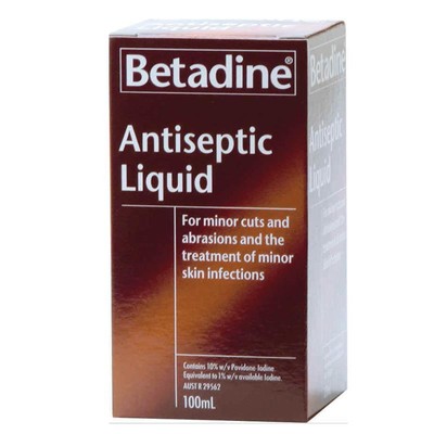 Betadine a/sept 100ml liq otc (9300655050964)