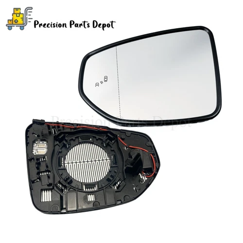 Left Driver Side Mirror Glass Heated W/Blind Spot Fit Lexus LC500 2022-2024