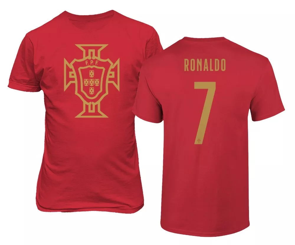 Portugal Soccer 7 Ronaldo World Football Adult and Youth T Shirt