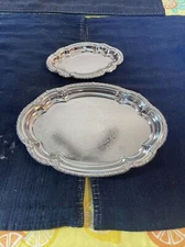 Interpur Serving Trays Lot Of 2 9x6.5 Other Is 6x4 