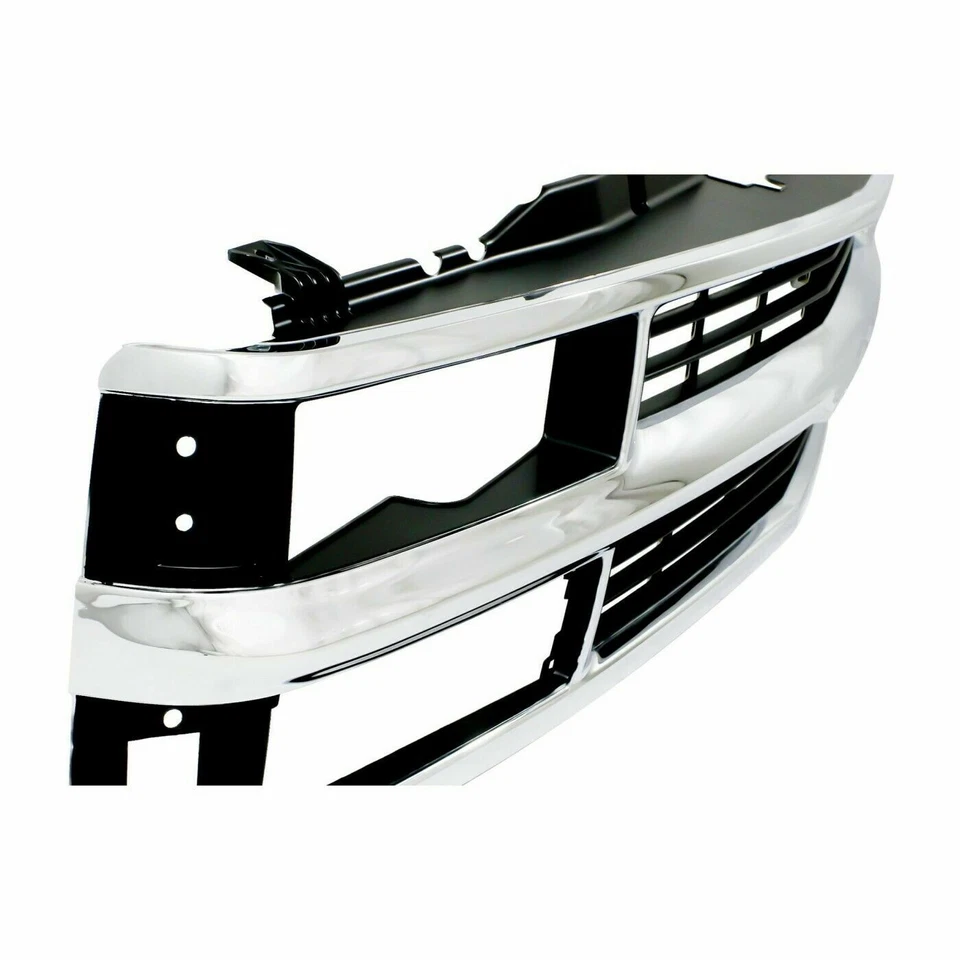 Chrome Black Grille For 1994-1999 Chevrolet C/K 1995-2000 Tahoe GM1200238 - Image 3 of 4