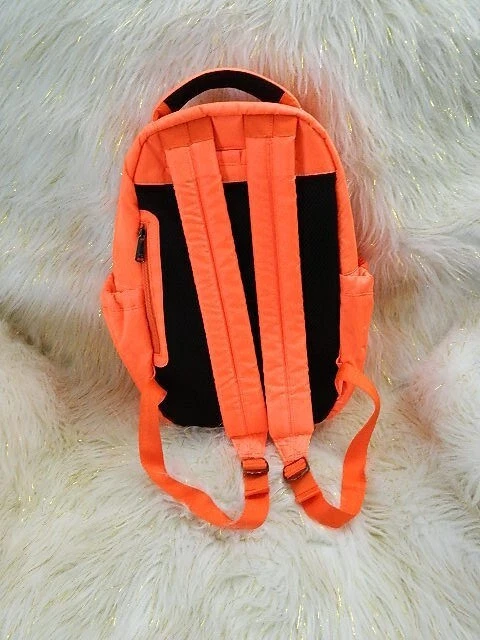 Neon orange backpack cheap