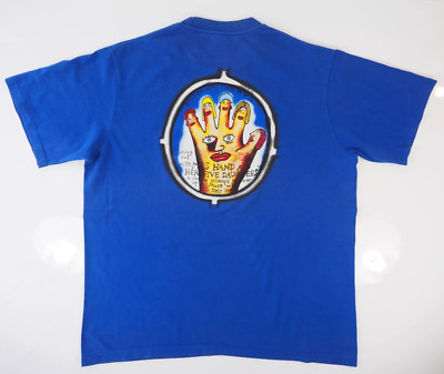 Mambo T-shirt Mrs Hand & Her 5 Daughters Design Short Sleeved Top Tee Size L