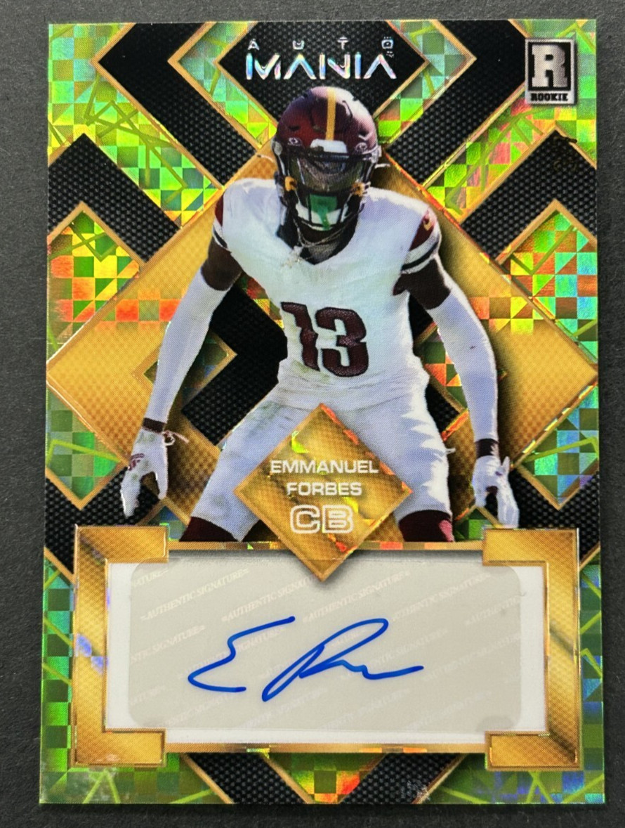 2023 Wild Card - Emmanuel Forbes #AMSQ-A Washington Commanders - RC AUTO /7