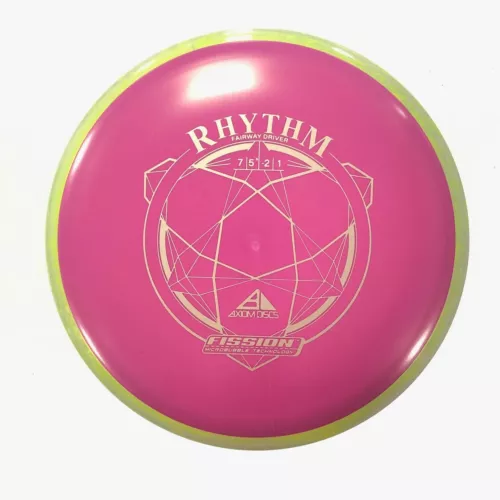 NEW DISC GOLF AXIOM FISSION RHYTHM FAIRWAY DRIVER 164g PURPLE W/ SWIRL RIM