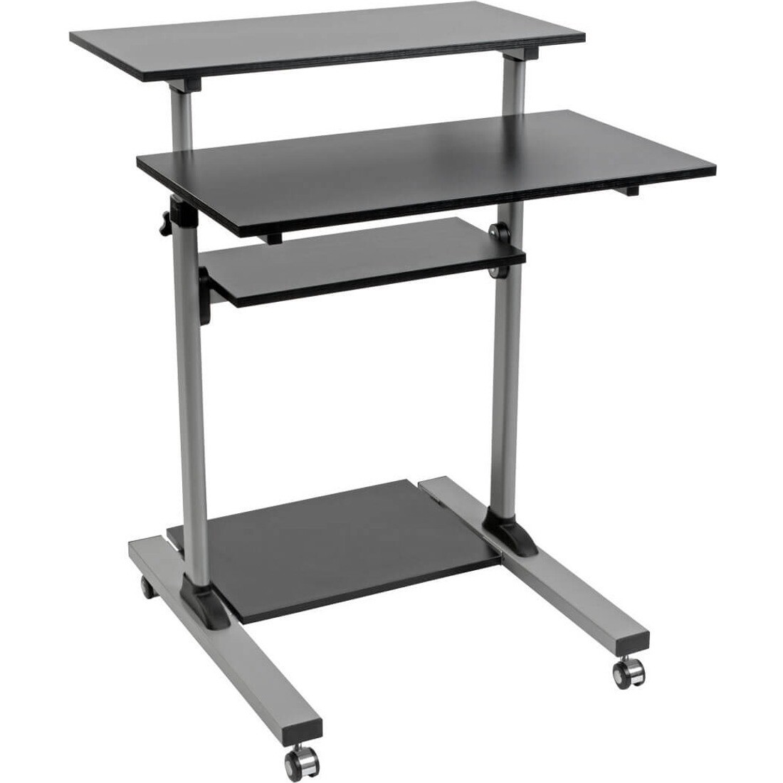 Tripp Lite Rolling Standing Desk/Workstation on Wheels, Height Adjustable,-image